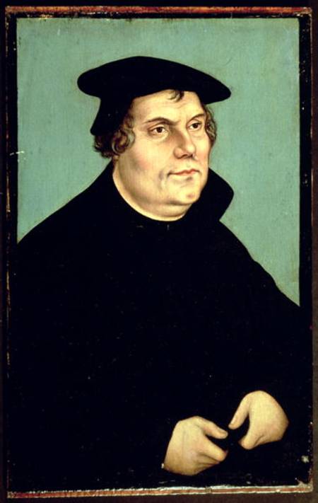 Martin Luther (1483-1546) à Lucas Cranach l'Ancien