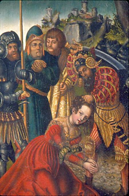 Martyrdom of St Catherine à Lucas Cranach l'Ancien