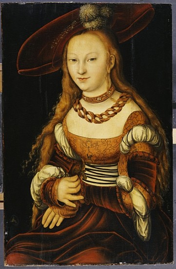 Portrait of a Young Lady, c.1350 à Lucas Cranach l'Ancien