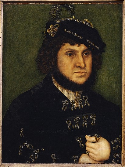 Portrait of Kurfurst Herzog Johann der Bestandige von Saschen à Lucas Cranach l'Ancien