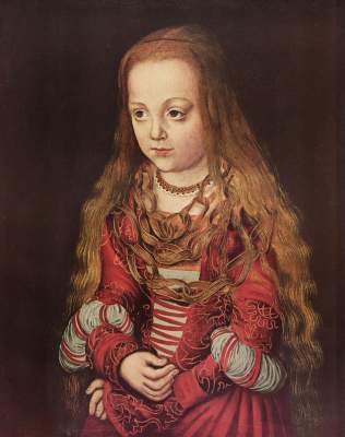 Princesse saxonne à Lucas Cranach l'Ancien