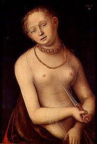 Suicide de Lucrèce. à Lucas Cranach l'Ancien