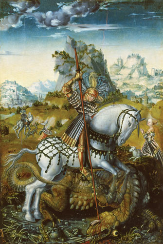 St. George à Lucas Cranach l'Ancien