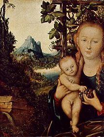Marie avec l'enfant.