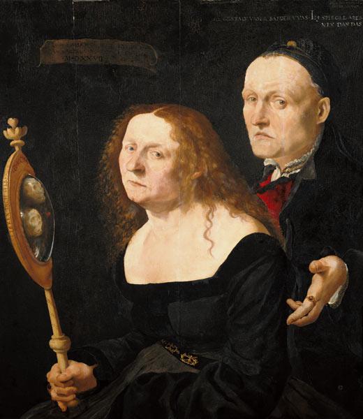 Le peintre Hans Burgkmair et sa Mme Anna.
