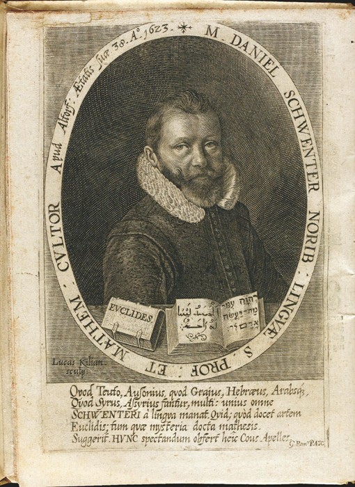 Portrait of Daniel Schwenter (1585-1636) à Lucas Kilian