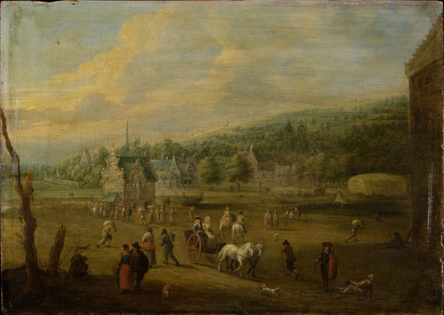 Landscape with Figures à Lucas van Uden