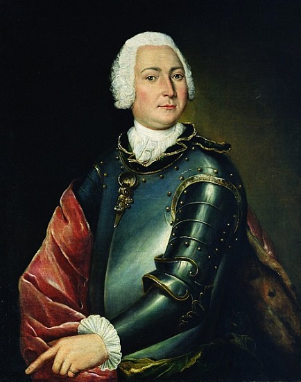 Portrait of Count Ernst Christoph von Manteuffel à Lucas Conrad Pfanzelt