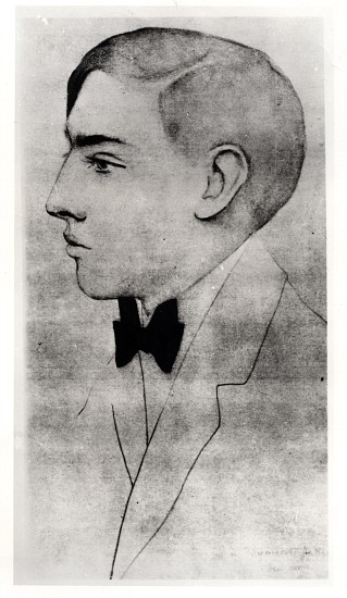 Portrait of Raymond Radiguet (1903-23) à Lucien Daudet
