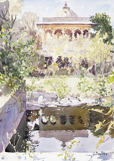 Forgotten Palace, Udaipur, 1999 (w/c on paper)  à Lucy Willis