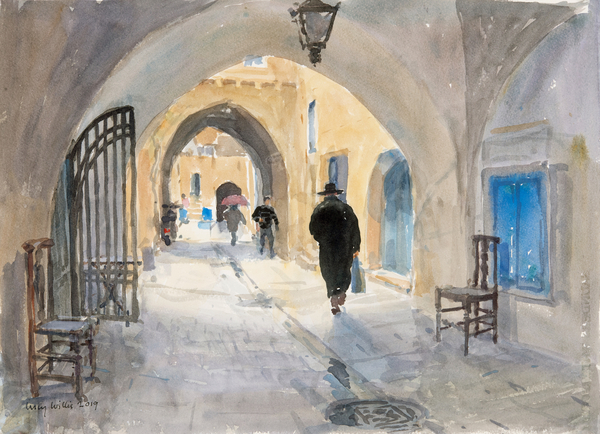 Going Home, Habad Street, Jerusalem à Lucy Willis