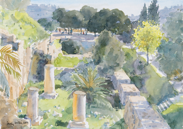 Roman Columns, Old Jerusalem à Lucy Willis