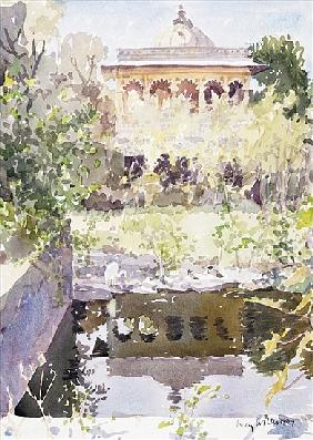 Forgotten Palace, Udaipur, 1999 (w/c on paper) 