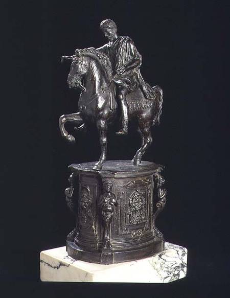 Marcus Aurelius, equestrian statue à Ludovico  del Duca