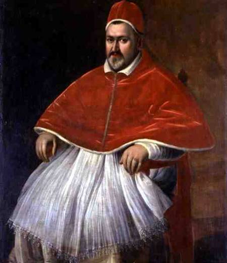 Portrait of Pope Paul V (1552-1621) à Ludovico Leone