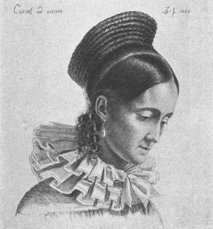 Charlotte Amalie Hassenpflug à Ludwig Emil Grimm