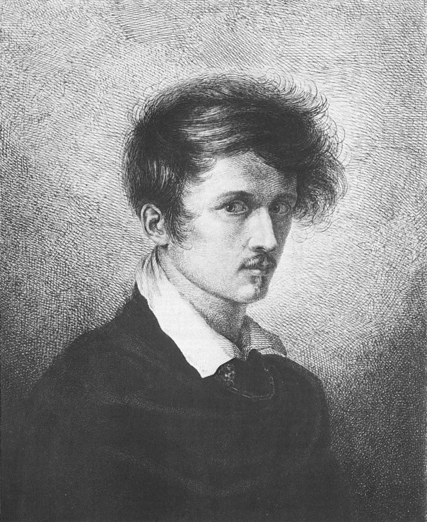 Self-portrait à Ludwig Emil Grimm
