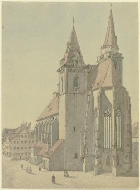Die Stadtkirche St. Jakob in Rothenburg ob der Tauber