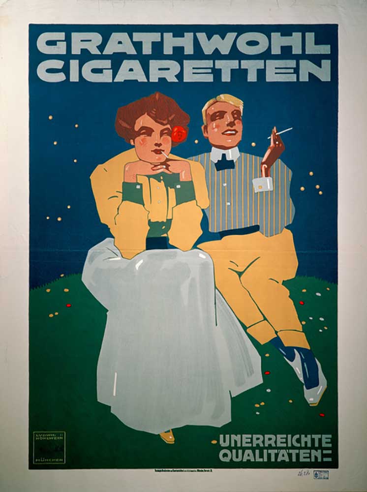 Well, cigarettes à Ludwig Hohlwein
