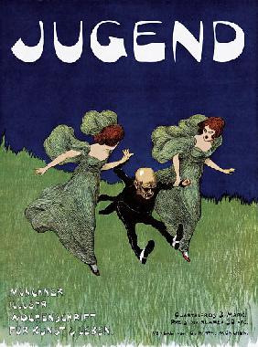 Poster advertising the 'Jugend' newspaper