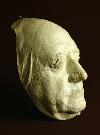 Goethe''s Mask, 1807 (plaster) à Ludwig Weisser