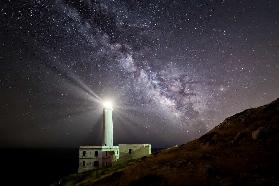 The lighthouse and the Milky Way