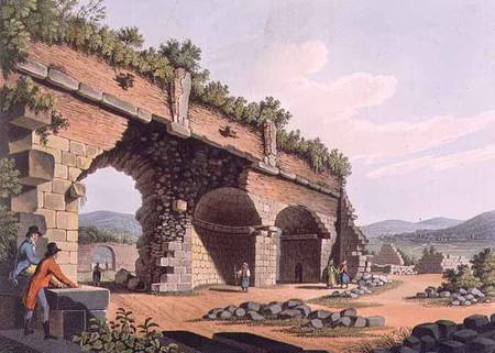 Part of the Grand Gallery of the Temple of Diana, Ephesus, plate 42 from 'Views in the Ottoman Domin à Luigi Mayer