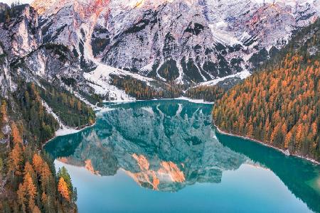 Braies in autumn