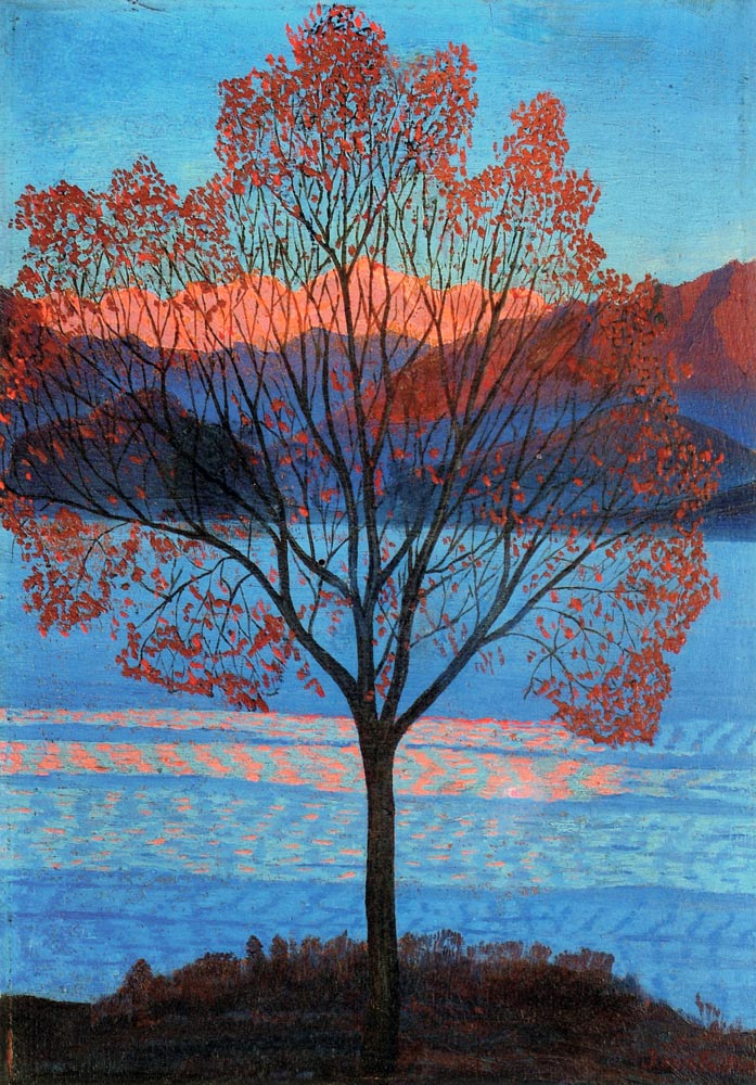 Landschaft bei den ersten Sonnenstrahlen à Luigi Russolo