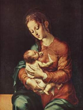 Marie avec l'enfant