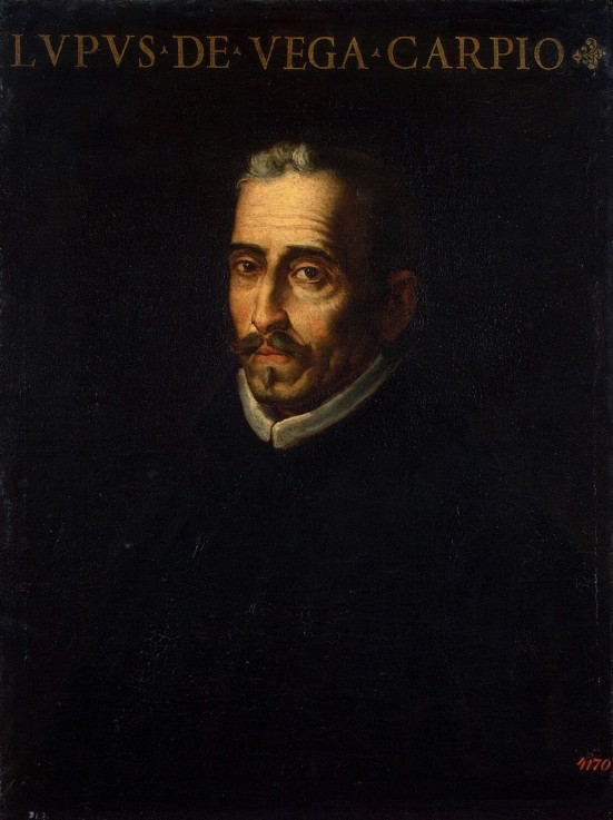 Portrait of the Poet Félix Lope de Vega (1562-1635) à Luis Tristan de Escamilla