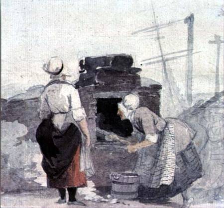 Two Women at an Oven à Luke Clennell