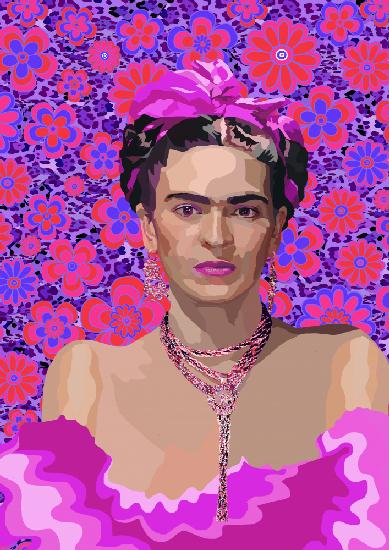 Frida in Purple