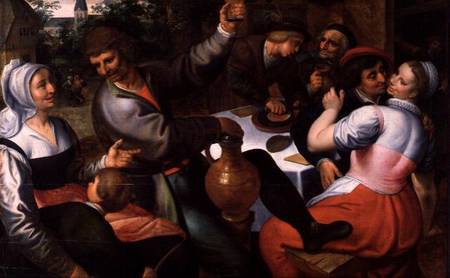 Peasant Feast à Maerten van Cleve