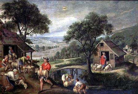 Parable of the Good Shepherd à Maerten van Valckenborch