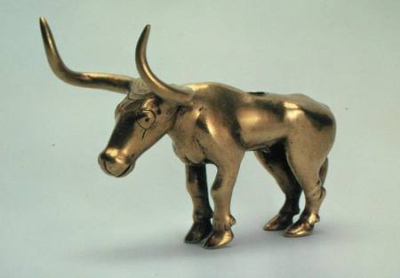 Figure of a bull, from the  burial mound of the Northern Caucasus à Maikop