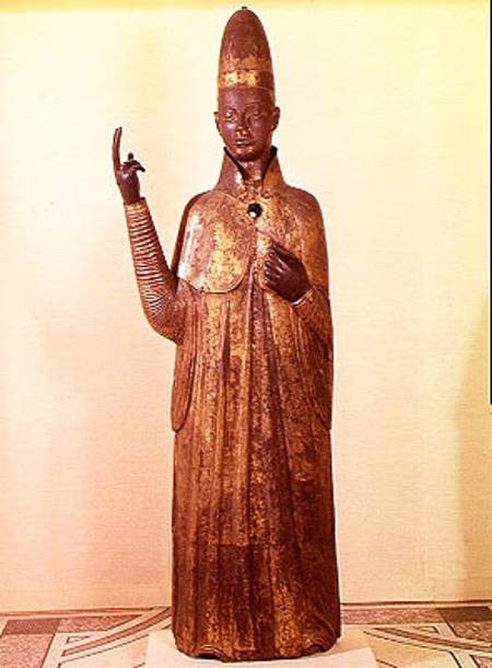 Statue of Pope Boniface VIII (1235-1303) à Manno  di Bandino