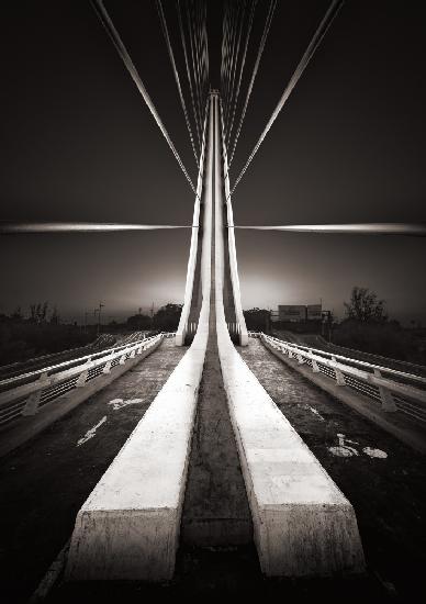 Alamillo Bridge in Seville. Spain II