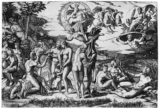 The Judgement of Paris à Marcantonio Raimondi