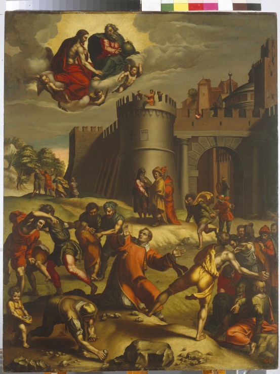 The Martyrdom of Saint Stephen à Marcello Venusti