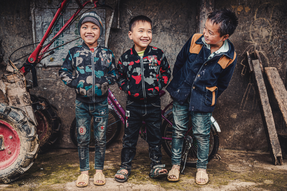 Happy children of northern Vietnam à Marco Tagliarino