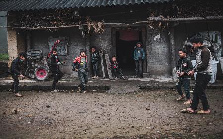 Happy children of northern Vietnam