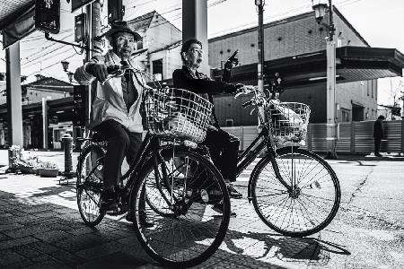 Riding bike around Japan