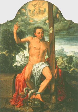 Le Christ triomphant à Marcus Gheeraerts l'Ancien