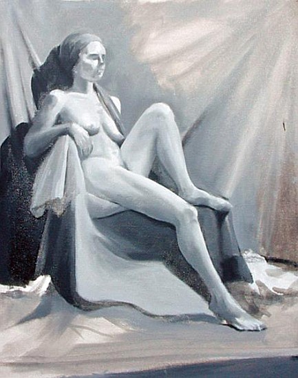 Gitana en Grisaille, 2002 (oil on canvas)  à Marcus  Morrell
