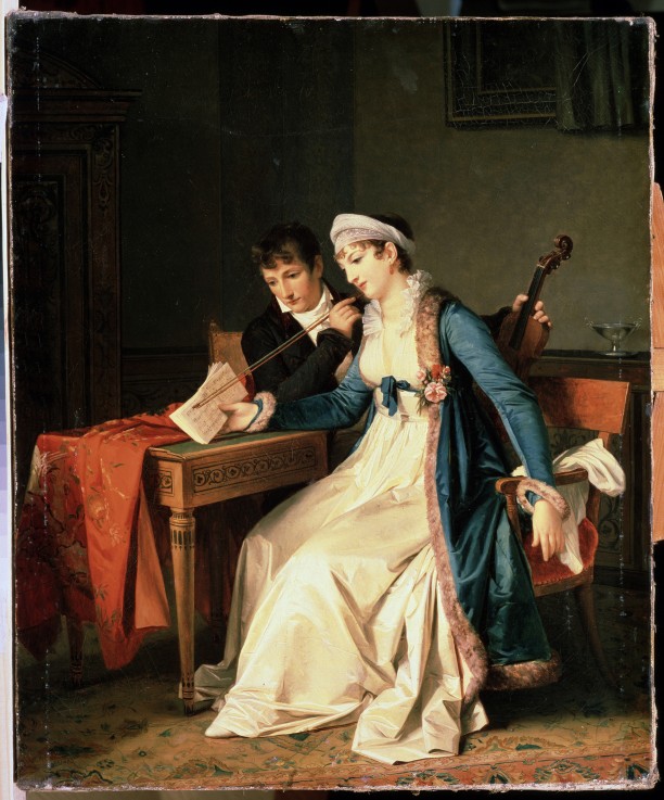 The Music Lesson à Marguerite Gérard