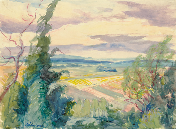 Landscape by the Oise à Maria Slavona