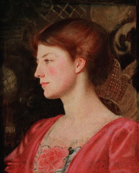 Portrait of Lady Irene Stokes (nee Ionides) à Marianne Stokes