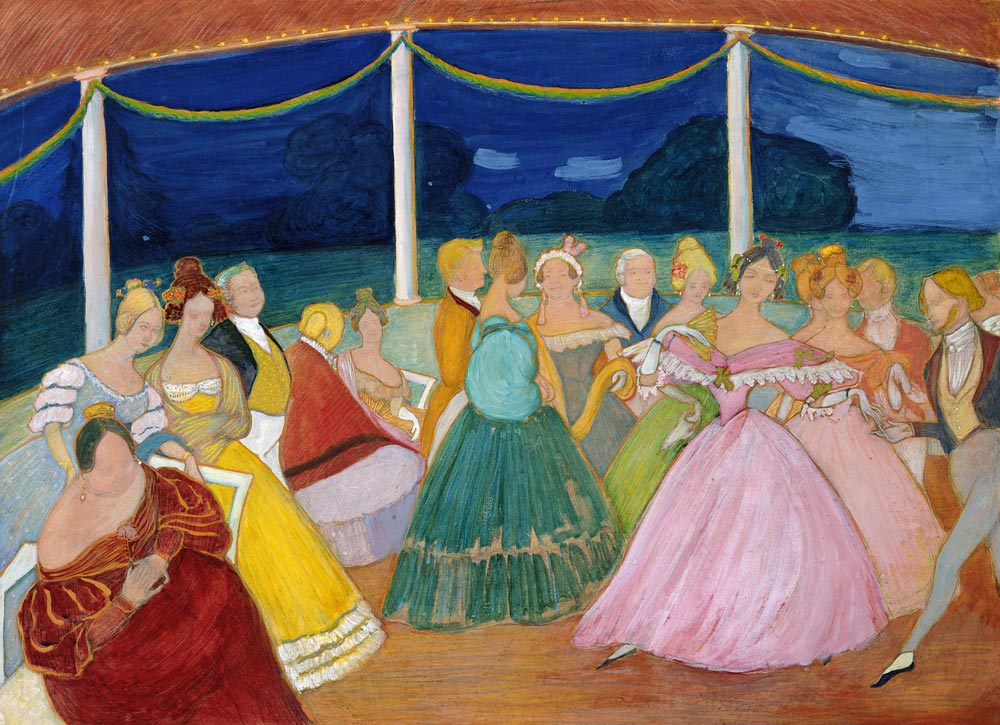 Célébration de jardin. à Marianne von Werefkin