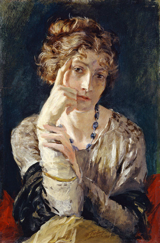 Portrait of Henriette, the artists wife à Mariano Fortuny y Madrazo